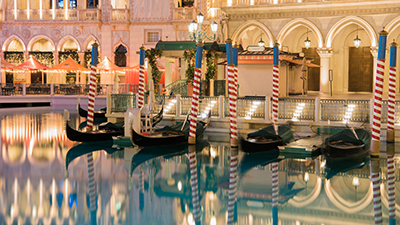 Venetian Resort canal boats