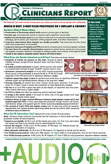Clinicians Report January 2026
