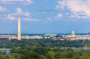 panoramic view of the Washington DC skyline