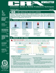 CRA Newsletter April 2005, Volume 29 Issue 4 - 200504