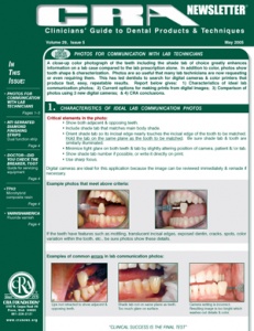 CRA Newsletter May 2005, Volume 29 Issue 5 - 200505 - Dental Reports