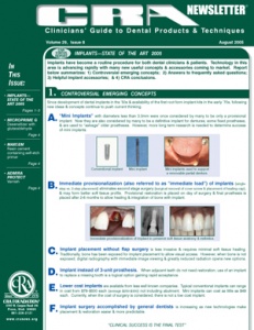 CRA Newsletter August 2005, Volume 29 Issue 8 - 200508