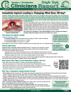 Clinicians Report Immediate Implant Loading ST3 1025