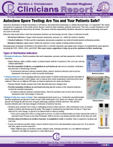 Dental Hygiene Clinicians Report Sept Oct 2025