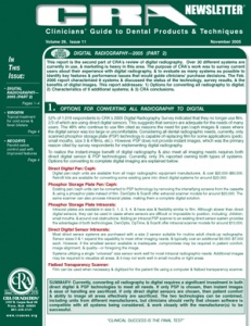 CRA Newsletter November 2005, Volume 29 Issue 11 - 200511