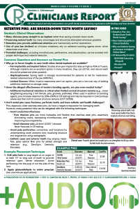 Clinicians Report March 2026 with Audio