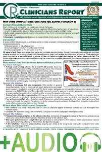 Clinicians Report April 2026 with Audio