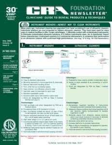 CRA Newsletter May 2006, Volume 30 Issue 5 - 200605 - Dental Reports