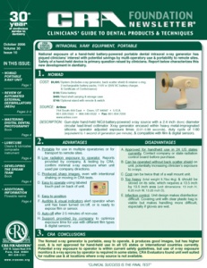 CRA Newsletter October 2006, Volume 30 Issue 10 - 200610 - Dental Reports