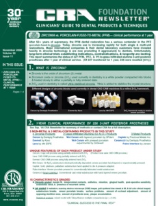 CRA Newsletter November 2006, Volume 30 Issue 11 - 200611 - Dental Reports