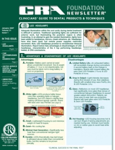 CRA Newsletter January 2007, Volume 31 Issue 1 - 200701 - Dental Reports