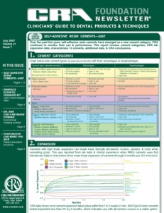 CRA Newsletter July 2007, Volume 31 Issue 7 - 200707 - Dental Reports