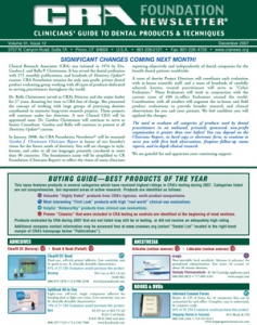 Buying Guide: CRA Newsletter December 2007, Volume 31 Issue 12 - 200712