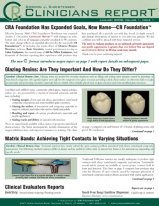 Clinicians Report January 2008, Volume 1 Issue 1 - 200801