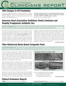 Clinicians Report February 2008, Volume 1 Issue 2 - 200802