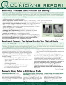 Clinicians Report May 2011, Volume 4 Issue 5 - 201105 - Dental Reports