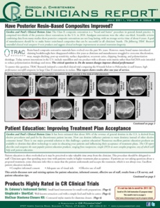 Clinicians Report July 2011, Volume 4 Issue 7 - 201107 - Dental Reports