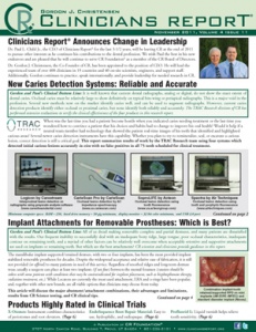 Clinicians Report November 2011, Volume 4 Issue 11 - 201111 - Dental Reports