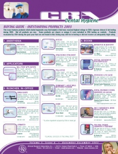 Buying Guide: Dental Hygiene Newsletter November/December 2003, Volume 3 Issue 6 - h200311 - Hygiene Reports