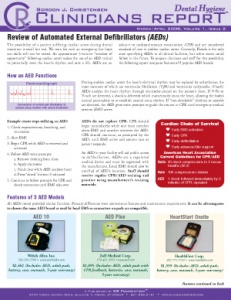 Dental Hygiene Clinicians Report March/April 2008, Volume 1 Issue 2 - h200804 - Hygiene Reports
