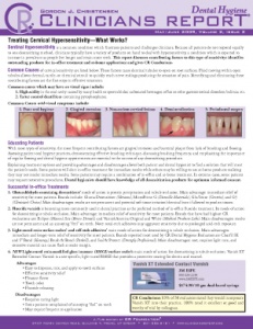 Dental Hygiene Clinicians Report May/June 2009, Volume 2 Issue 3 - h200906 - Hygiene Reports
