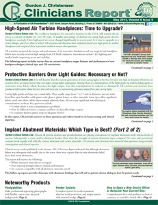 Clinicians Report May 2013, Volume 6 Issue 5 - 201305 - Dental Reports