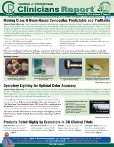 Clinicians Report February 2014, Volume 7 Issue 2 - 201402