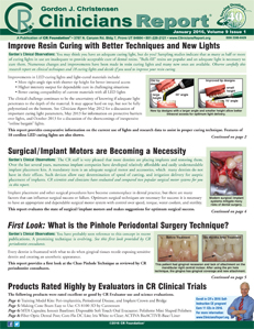 January 2016 Clinicians Report