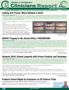 April 2016 Clinicians Report