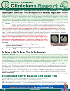 July 2016 Clinicians Report