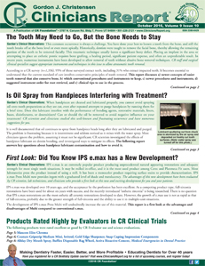 October 2016 Clinicians Report