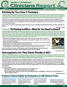 September 2017 Clinicians Report