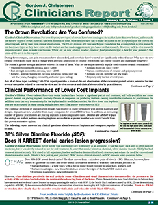 January 2018 Clinicians Report