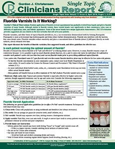 Fluoride Varnish