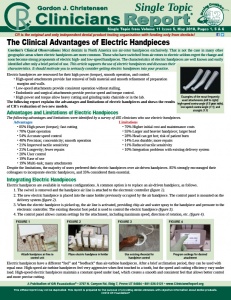 Electric Handpieces 0518 ST