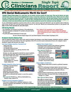 OTC Dental Medicaments