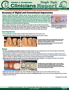 Digital vs. Conventional Impressions 0921 ST