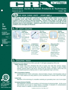 CRA Newsletter October 2002, Volume 26 Issue 10 - 200210