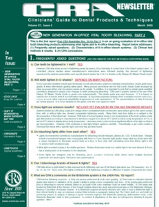 CRA Newsletter March 2003, Volume 27 Issue 3 - 200303