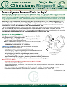 Sensor Alignment Devices 1022 ST