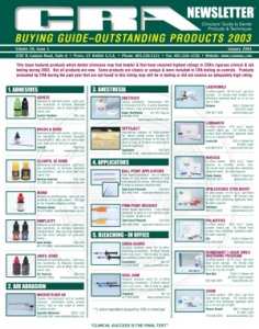 Buying Guide: CRA Newsletter January 2004, Volume 28 Issue 1 - 200401